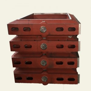 Casting mold box for automatic moulding line