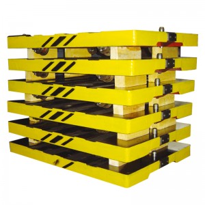 pallet car for automatic moulding line