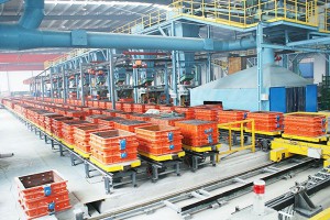 Open Mechanized Moulding Line